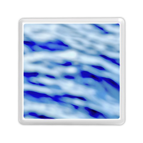 Blue Waves Abstract Series No10 Memory Card Reader (Square) from ArtsNow.com Front