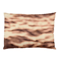 Pink  Waves Abstract Series No6 Pillow Case (Two Sides) from ArtsNow.com Front