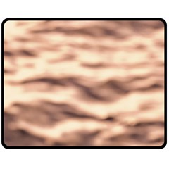 Pink  Waves Abstract Series No6 Double Sided Fleece Blanket (Medium)  from ArtsNow.com 58.8 x47.4  Blanket Front