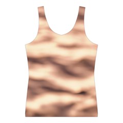Pink  Waves Abstract Series No6 Sport Tank Top  from ArtsNow.com Front