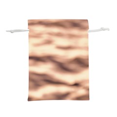 Pink  Waves Abstract Series No6 Lightweight Drawstring Pouch (S) from ArtsNow.com Front