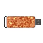 Light Reflections Abstract No7 Peach Portable USB Flash (One Side)