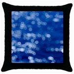 Light Reflections Abstract No2 Throw Pillow Case (Black)