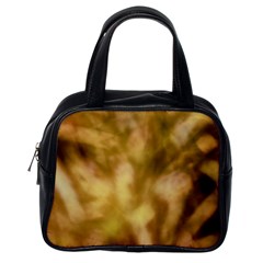 Orange Papyrus Abstract Classic Handbag (Two Sides) from ArtsNow.com Back