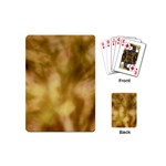 Orange Papyrus Abstract Playing Cards Single Design (Mini)