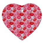 Rose Lips Ornament (Heart)