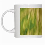 Golden Grass Abstract White Mugs