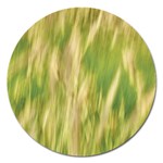 Golden Grass Abstract Magnet 5  (Round)