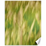 Golden Grass Abstract Canvas 11  x 14 