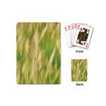 Golden Grass Abstract Playing Cards Single Design (Mini)