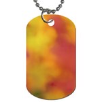 Flower Abstract Dog Tag (One Side)