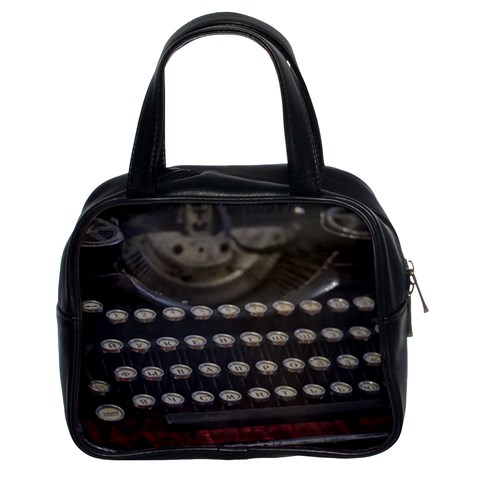 Keyboard From The Past Classic Handbag (Two Sides) from ArtsNow.com Front