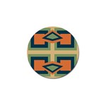 Abstract pattern geometric backgrounds   Golf Ball Marker