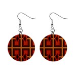 Abstract pattern geometric backgrounds   Mini Button Earrings