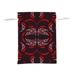 Floral folk damask pattern Fantasy flowers Floral geometric fantasy Lightweight Drawstring Pouch (L)