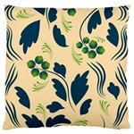 Folk flowers print Floral pattern Ethnic art Standard Flano Cushion Case (Two Sides)
