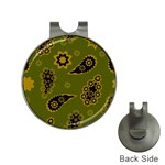 Floral pattern paisley style Paisley print. Doodle background Hat Clips with Golf Markers