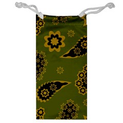 Floral pattern paisley style Paisley print. Doodle background Jewelry Bag from ArtsNow.com Front