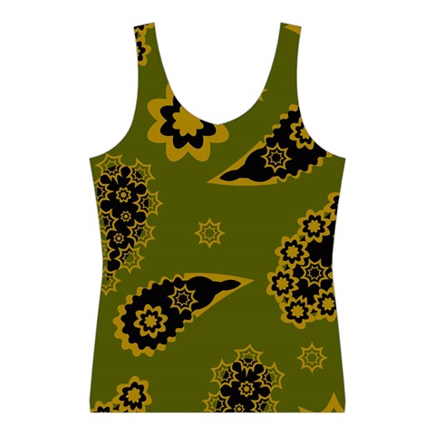Floral pattern paisley style Paisley print. Doodle background Sport Tank Top  from ArtsNow.com Front