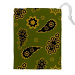 Floral pattern paisley style Paisley print. Doodle background Drawstring Pouch (5XL)