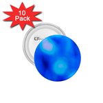 Blue Vibrant Abstract 1.75  Buttons (10 pack)