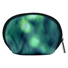 Green Vibrant Abstract Accessory Pouch (Medium) from ArtsNow.com Back