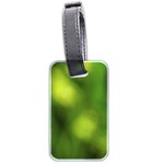 Green Vibrant Abstract No3 Luggage Tag (two sides)