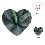 The Agave Heart In Motion Playing Cards Single Design (Heart)