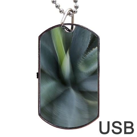 The Agave Heart In Motion Dog Tag USB Flash (One Side) from ArtsNow.com Front