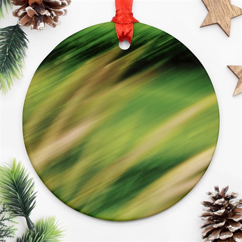 Color Motion Under The Light Ornament (Round) from ArtsNow.com Front