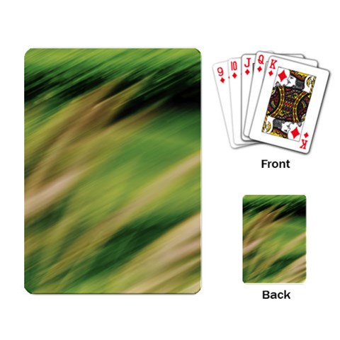 Color Motion Under The Light Playing Cards Single Design (Rectangle) from ArtsNow.com Back