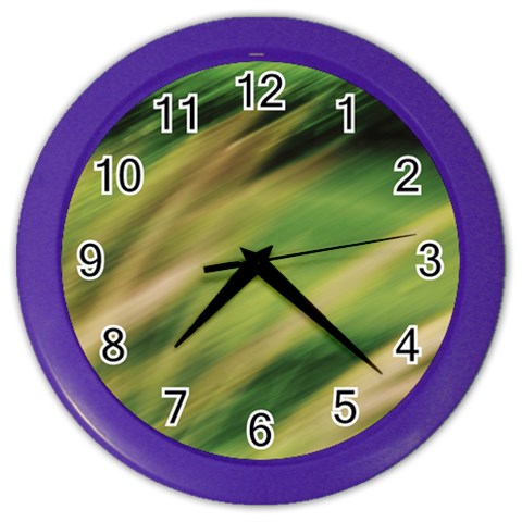 Color Motion Under The Light Color Wall Clock from ArtsNow.com Front