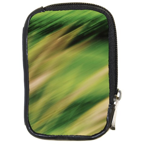 Color Motion Under The Light Compact Camera Leather Case from ArtsNow.com Front