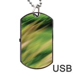 Color Motion Under The Light Dog Tag USB Flash (Two Sides)