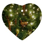 Christmas Tree Decoration Photo Heart Ornament (Two Sides)