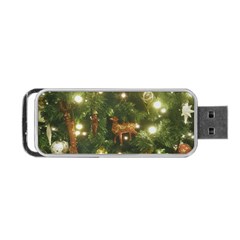 Christmas Tree Decoration Photo Portable USB Flash (Two Sides) from ArtsNow.com Front