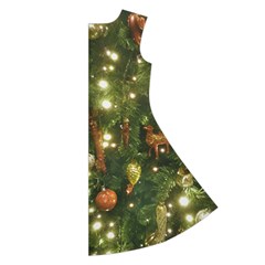 Christmas Tree Decoration Photo Long Sleeve Velvet V Back Right