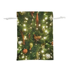 Christmas Tree Decoration Photo Lightweight Drawstring Pouch (S) from ArtsNow.com Back