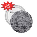Ancient Greek Typography Photo 2.25  Buttons (100 pack) 