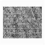 Ancient Greek Typography Photo Small Glasses Cloth (2 Sides)