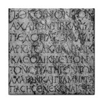 Ancient Greek Typography Photo Face Towel