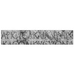 Ancient Greek Typography Photo Small Flano Scarf