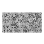 Ancient Greek Typography Photo Satin Wrap