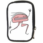Alien Dancing Girl Drawing Compact Camera Leather Case