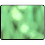 Green Vibrant Abstract No4 Fleece Blanket (Medium) 