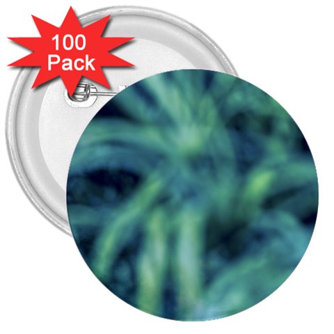 Blue Abstract Stars 3  Buttons (100 pack)  from ArtsNow.com Front