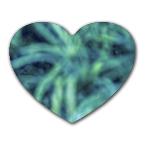 Blue Abstract Stars Heart Mousepads from ArtsNow.com Front
