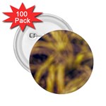 Yellow Abstract Stars 2.25  Buttons (100 pack) 
