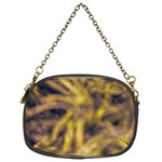 Yellow Abstract Stars Chain Purse (Two Sides)