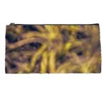 Yellow Abstract Stars Pencil Case